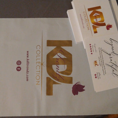 KDL Poly Mailers & Thank You Cards