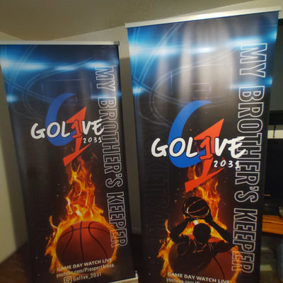 GoL1VE Retractable Banner
