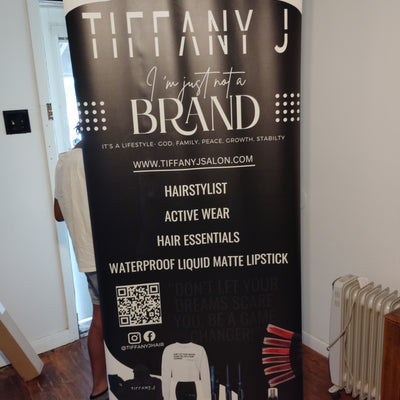 Tiffany J Retractable Banner