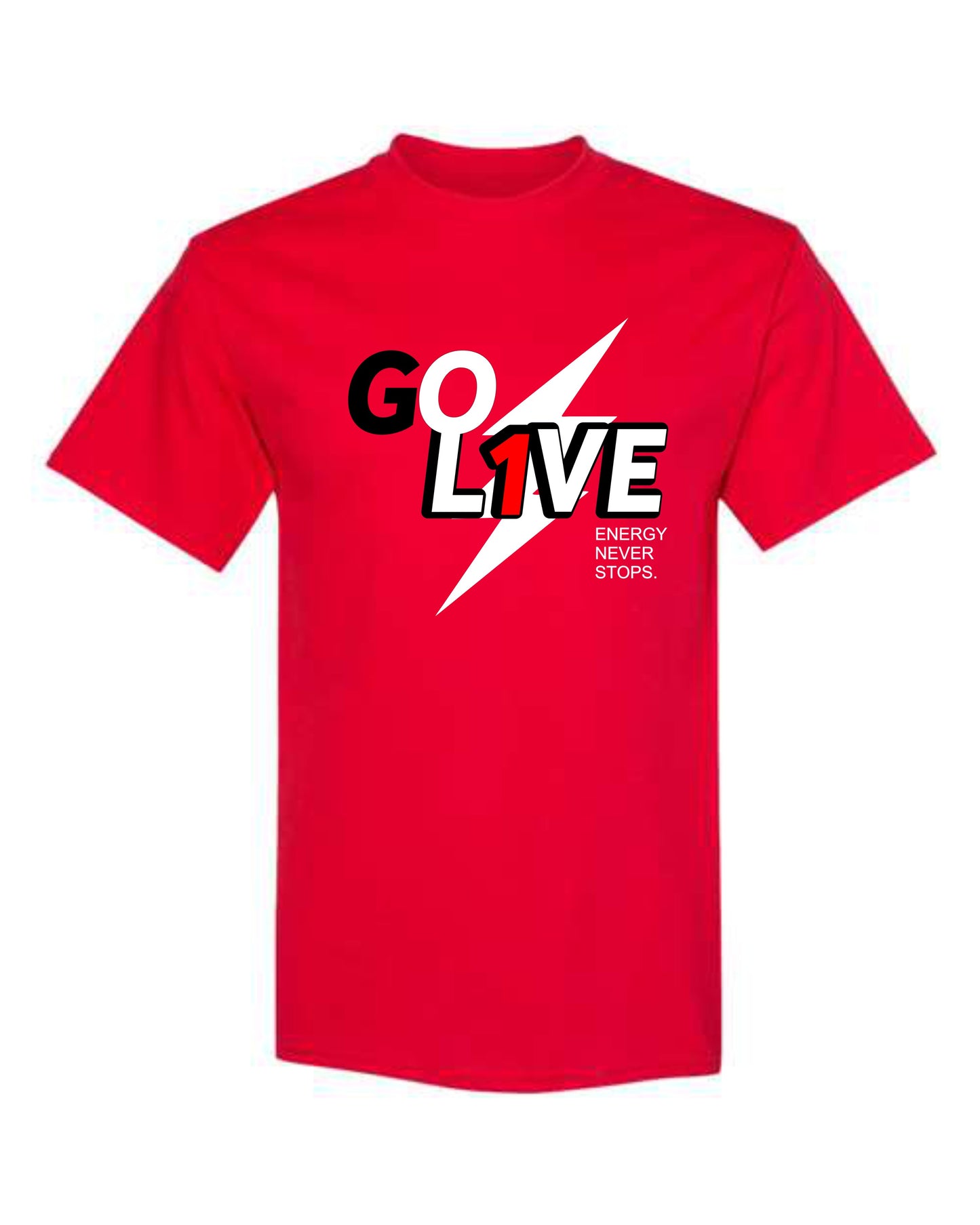 GOL1VE “Energy Never Stops” Tee
