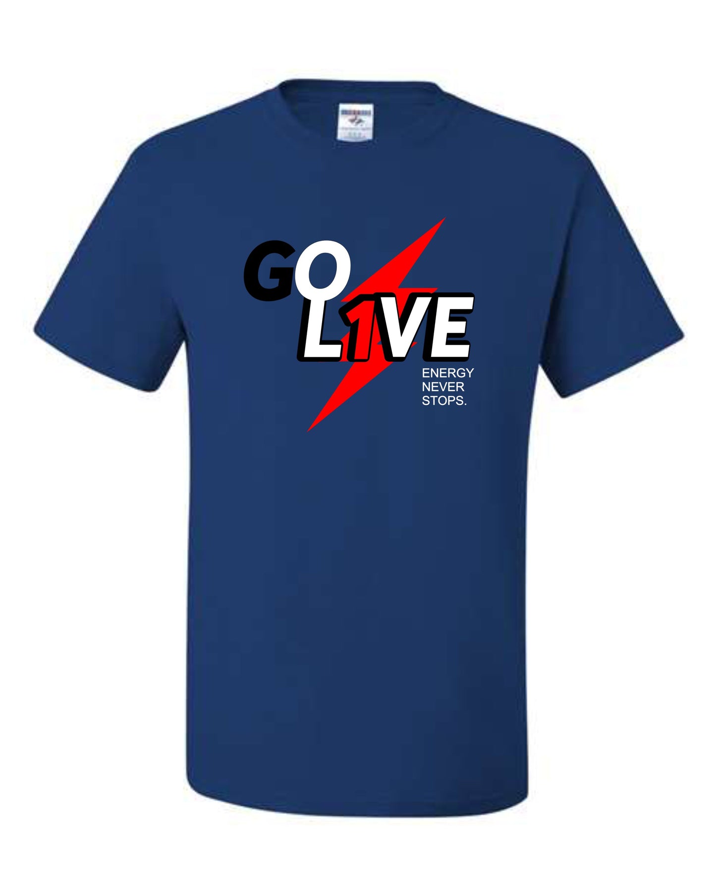 GOL1VE “Energy Never Stops” Tee