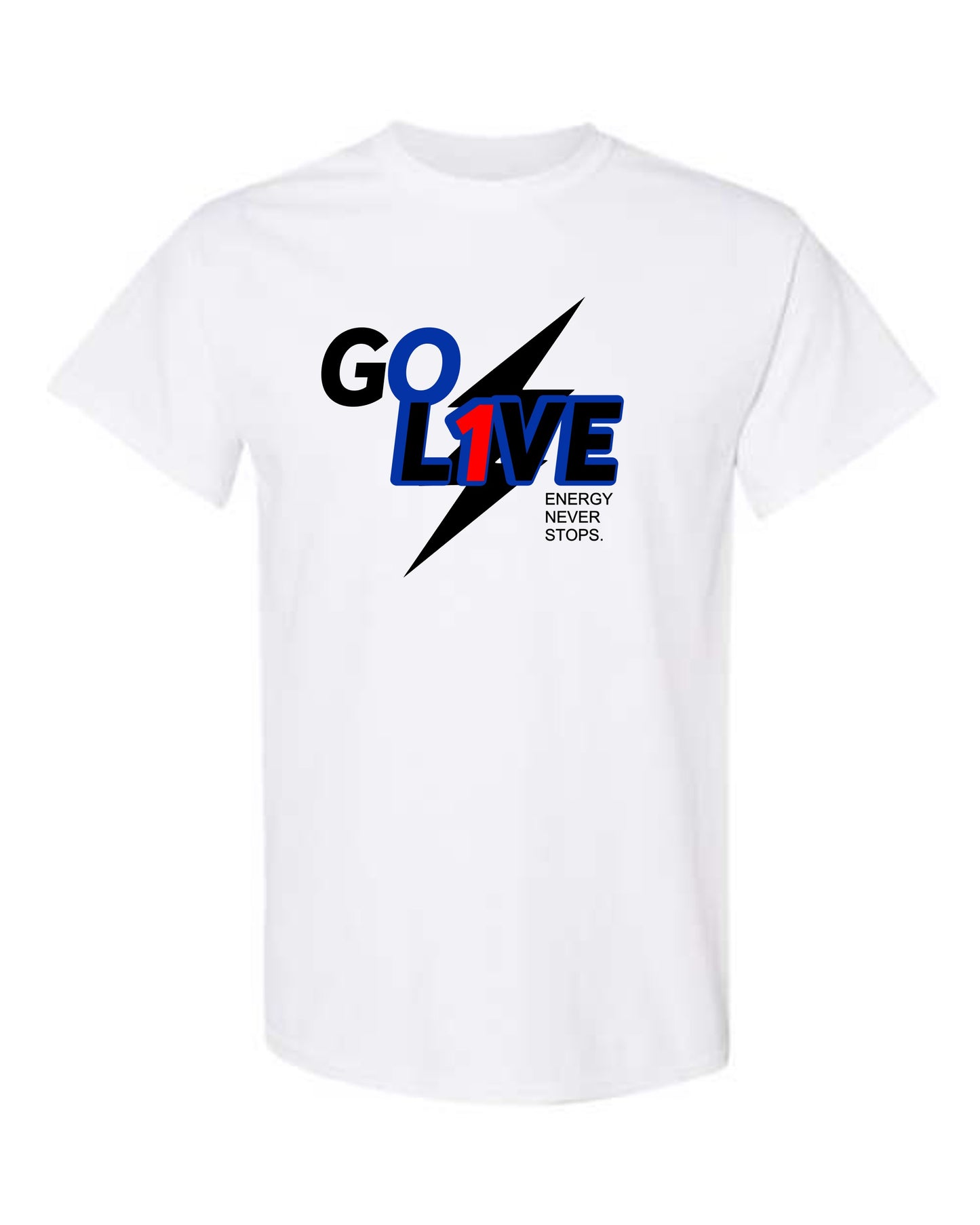 GOL1VE “Energy Never Stops” Tee
