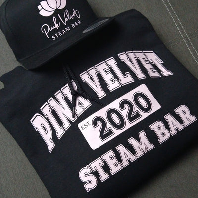 Pink Velvet Hoodie & Hat