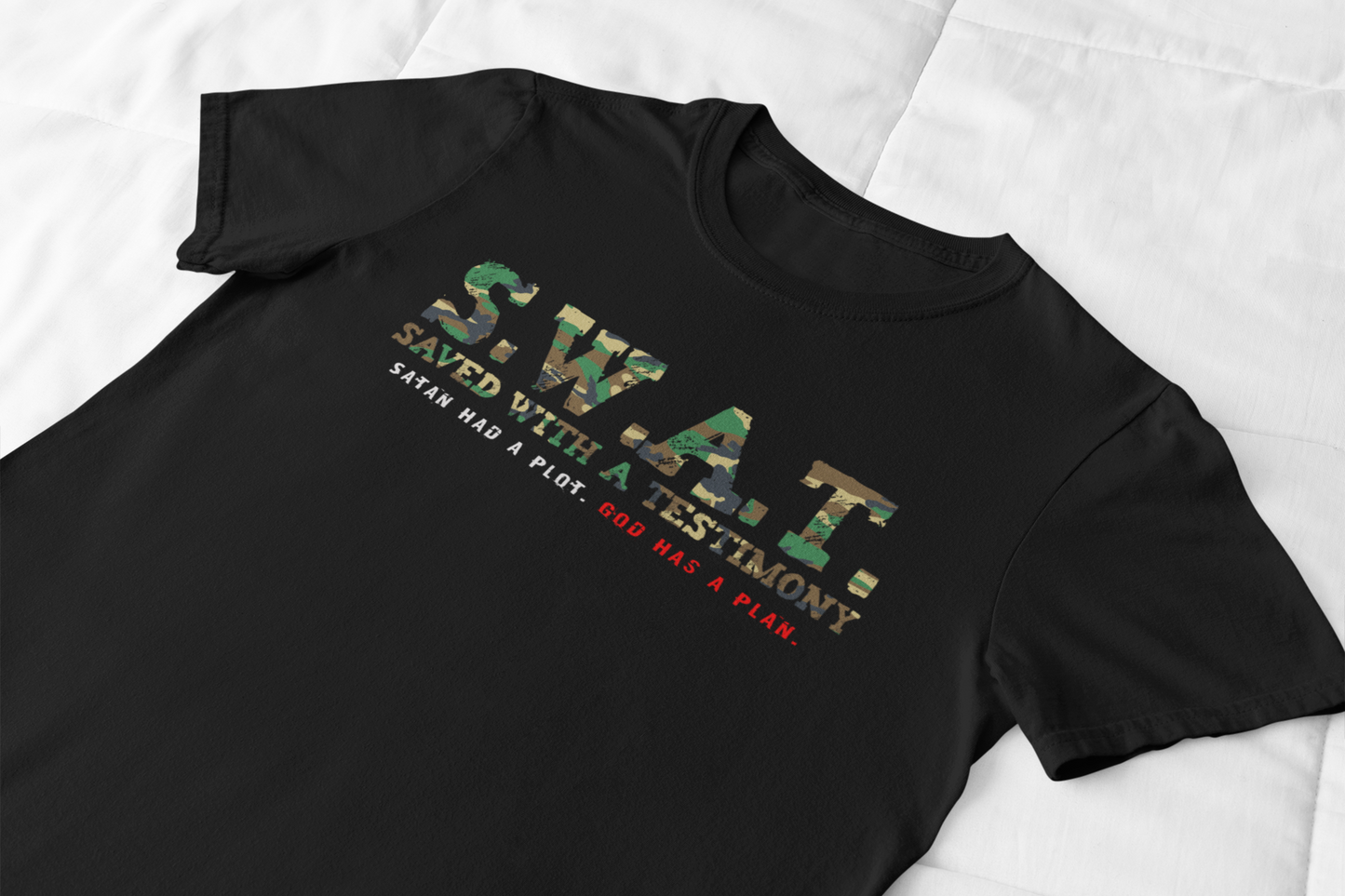 S.W.A.T. – Saved With A Testimony Tee