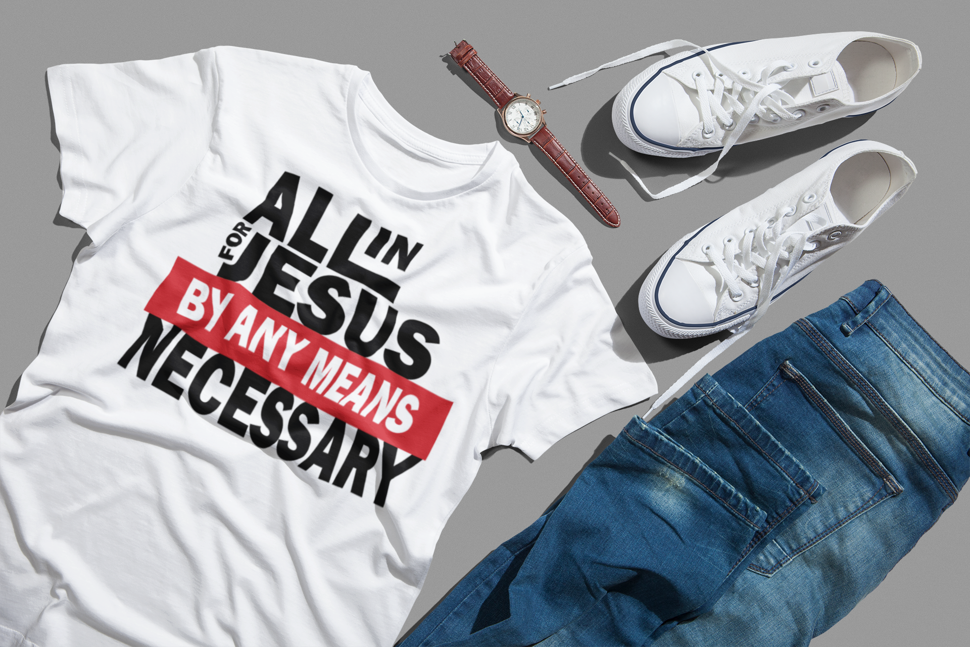 ALL IN FOR JESUS Tee - Cross Kingdom Apparel